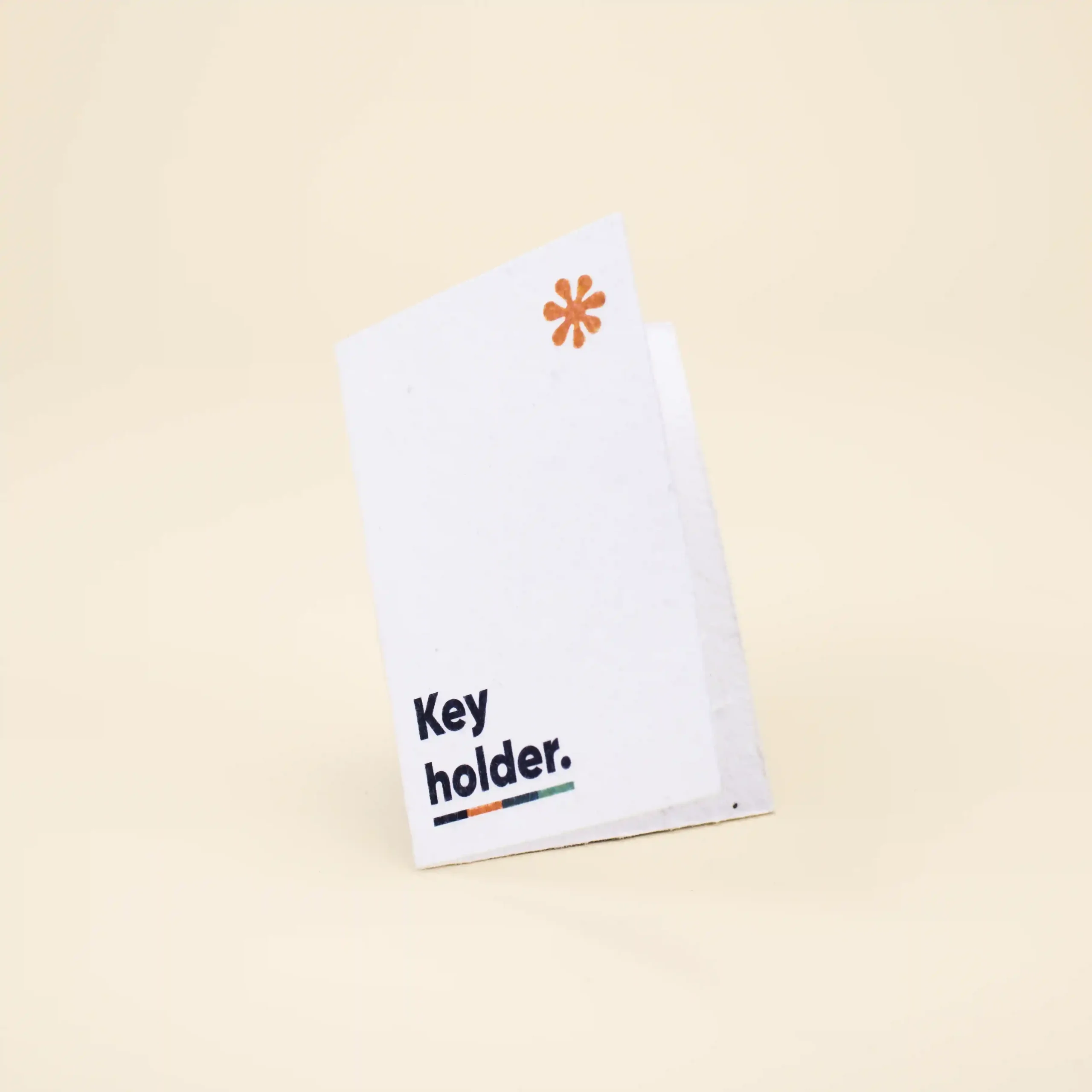 SEED PAPER:  KARTE Hotel key card - Diptych. Full color printing