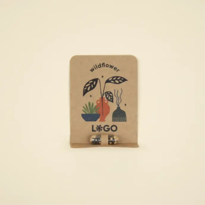 EMMA: Earth Pill. Biodegradable capsule with seeds. Full color printing