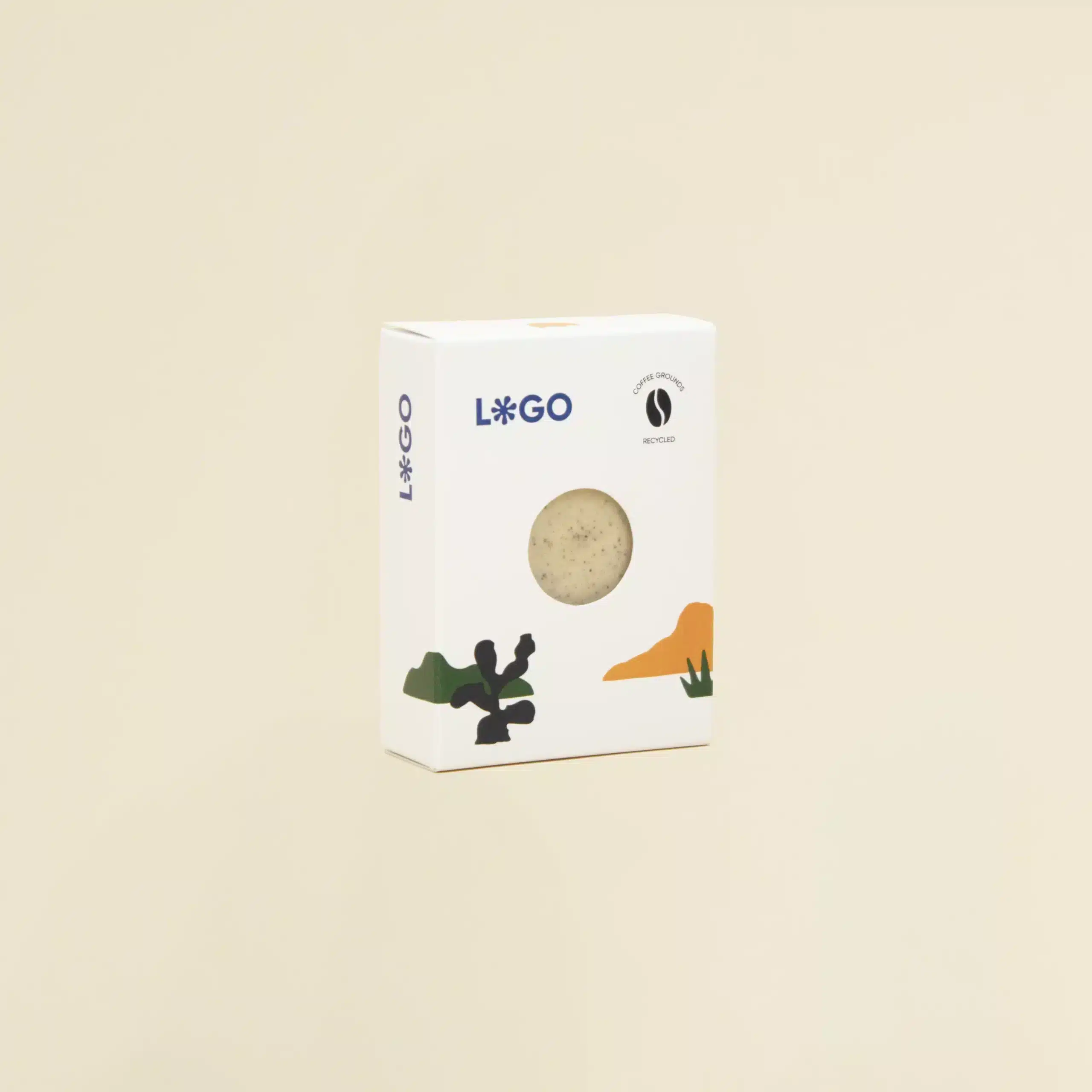 MILO: Vegetable glycerin soap. Full-color custom on the packaging