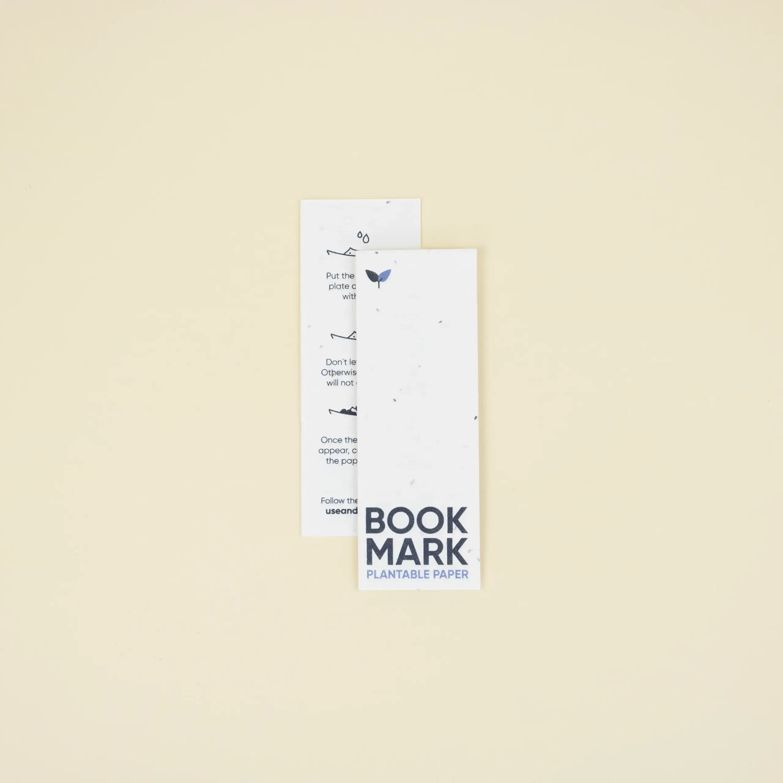 SEED PAPER: Bookmark. 14,5×5,2 cm.