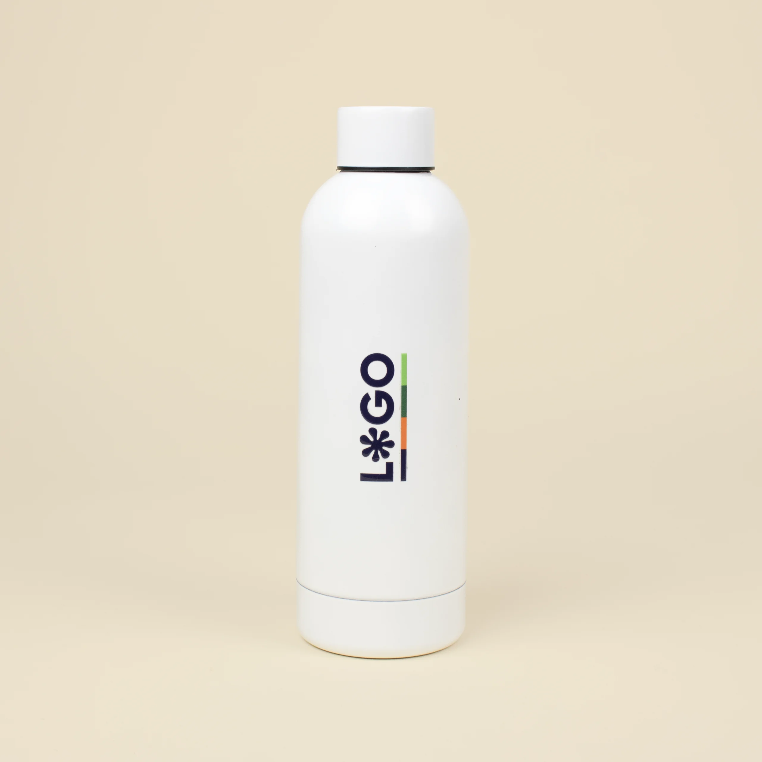 NORMA: Gourde isotherme en acier inoxydable 550ml. Impression en quadri 