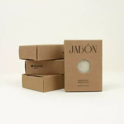 MILO: Savon à la glycérine végétale. Personnalisation en quadri sur la boîte